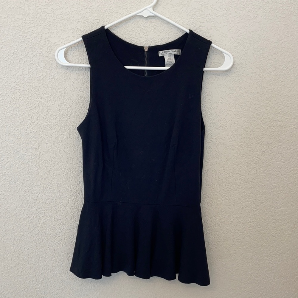 Black, peplum